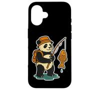 Just Vibin’ Like a Panda Funny Animal Zen Graphic Case for iPhone 16