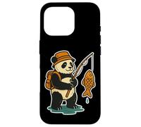 Just Vibin’ Like a Panda Funny Animal Zen Graphic Case for iPhone 16 Pro