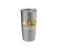 Just Vibing Through Unprecedented Times Funny Raunchy Meme Stainless Steel Insulated Tumbler