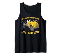 Just Waiting for Dispatcher to Get Back at Me Tow Truck Tank Top