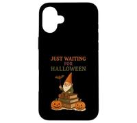 Just Waiting For Halloween Gnome Bat Spells Case for iPhone 16 Plus
