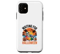 Just Waiting for Halloween Spooky Ghosts Pumpkins Full Moon Case for iPhone 11