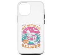 Just Waiting for Halloween Spooky Ghosts Pumpkins Full Moon Case for iPhone 12/12 Pro