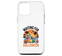 Just Waiting for Halloween Spooky Ghosts Pumpkins Full Moon Case for iPhone 12/12 Pro