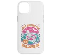 Just Waiting for Halloween Spooky Ghosts Pumpkins Full Moon Case for iPhone 14 Plus