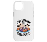 Just Waiting for Halloween Spooky Ghosts Pumpkins Full Moon Case for iPhone 14 Plus