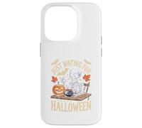 Just Waiting for Halloween Spooky Ghosts Pumpkins Full Moon Case for iPhone 14 Pro