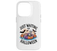 Just Waiting for Halloween Spooky Ghosts Pumpkins Full Moon Case for iPhone 14 Pro