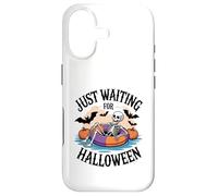 Just Waiting for Halloween Spooky Ghosts Pumpkins Full Moon Case for iPhone 17