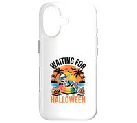 Just Waiting for Halloween Spooky Ghosts Pumpkins Full Moon Case for iPhone 17