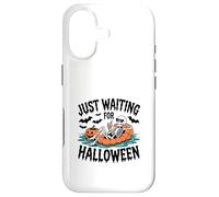 Just Waiting for Halloween Spooky Ghosts Pumpkins Full Moon Case for iPhone 17