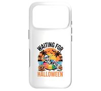Just Waiting for Halloween Spooky Ghosts Pumpkins Full Moon Case for iPhone 17 Pro