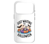 Just Waiting for Halloween Spooky Ghosts Pumpkins Full Moon Case for iPhone 17 Pro