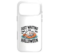 Just Waiting for Halloween Spooky Ghosts Pumpkins Full Moon Case for iPhone 17 Pro Max
