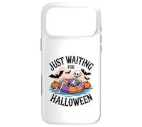 Just Waiting for Halloween Spooky Ghosts Pumpkins Full Moon Case for iPhone 17 Pro Max