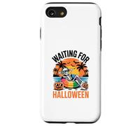 Just Waiting for Halloween Spooky Ghosts Pumpkins Full Moon Case for iPhone SE (2020) / 7/8