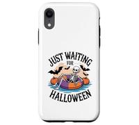 Just Waiting for Halloween Spooky Ghosts Pumpkins Full Moon Case for iPhone XR