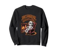 JUST WAITING FOR HALLOWEEN with Cute Mummy Sweatshirt