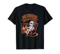 JUST WAITING FOR HALLOWEEN with Cute Mummy T-Shirt