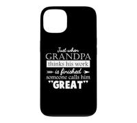 Just When Grandpa Thinks Father's Day Vintage Great Grandpa Case for iPhone 13