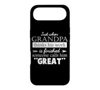 Just When Grandpa Thinks Father's Day Vintage Great Grandpa Case for iPhone Air
