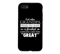 Just When Grandpa Thinks Father's Day Vintage Great Grandpa Case for iPhone SE (2020) / 7/8