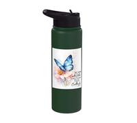 Just When The Caterpillar Thought The World was Over Stainless Steel Insulated Water Bottle