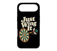 Just Wing It Funny Dart Player Bullseye Case for iPhone Air