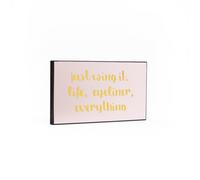 Just Wing It Plaque