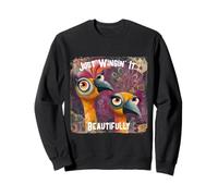 Just Wingin It Beautifully Positive Motivational Design Sweatshirt