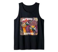 Just Wingin It Beautifully Positive Motivational Design Tank Top