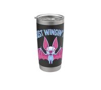 Just Wingin' It Derpy Albino Bat Stainless Steel Insulated Tumbler