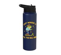 Just Wingin' It Till The Bell Ring Stainless Steel Insulated Water Bottle