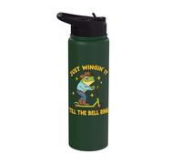 Just Wingin' It Till The Bell Ring Stainless Steel Insulated Water Bottle