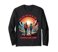 Just You and Me a EBC Everest Nepal Adventure Couples Hiking Long Sleeve T-Shirt