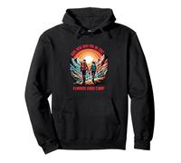 Just You and Me a EBC Everest Nepal Adventure Couples Hiking Pullover Hoodie