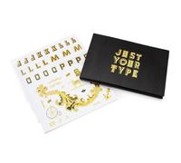 Just Your Type, Book of Personalised Gold Foil Stickers - Luckies of London