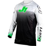 Just1 J-Flex 2.0 Transition Motocross Jersey, black-green, size 2XL for Men