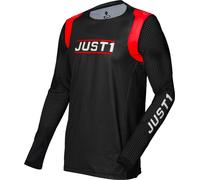 Just1 J-Flex Aria Youth Motocross Jersey, black-red, size XL