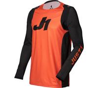 Just1 J-Flex Motocross Jersey, black-orange, size M for Men