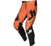Just1 J-Flex Youth Motocross Pants, black-orange, size 42