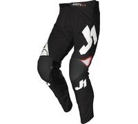 Just1 J-Flex Youth Motocross Pants, black-white, size 42