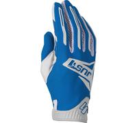 Just1 J-Force 2.0 Motocross Gloves, white-blue, size XS for Men