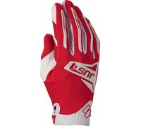 Just1 J-Force 2.0 Motocross Gloves, white-red, size XS for Men