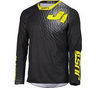 Just1 J-Force Lighthouse Motocross Jersey, black-yellow, size 2XL for Men