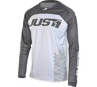 Just1 J-Force Terra Motocross Jersey, grey-white, size S for Men