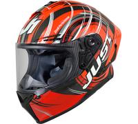 Just1 J-GPR Torres Replica Carbon 22.06 Helmet, black-red, size L for Men