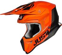 Just1 J18 Pulsar Motocross Helmet, black-orange, size XS for Men