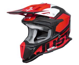 JUST1 JUST1 - Helmet J18F Hexa Red / White / Black Matt 2025 L