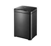 just4baby 30L Capacity Deluxe Sensor Rubbish Bin Home Kitchen Waste Automatic Waste Bin Black Stainless Steel ZS02-30B